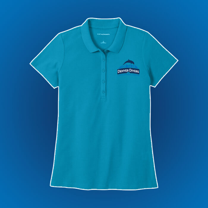 122-Denver Divers Ladies Classic Polo Thumbnail
